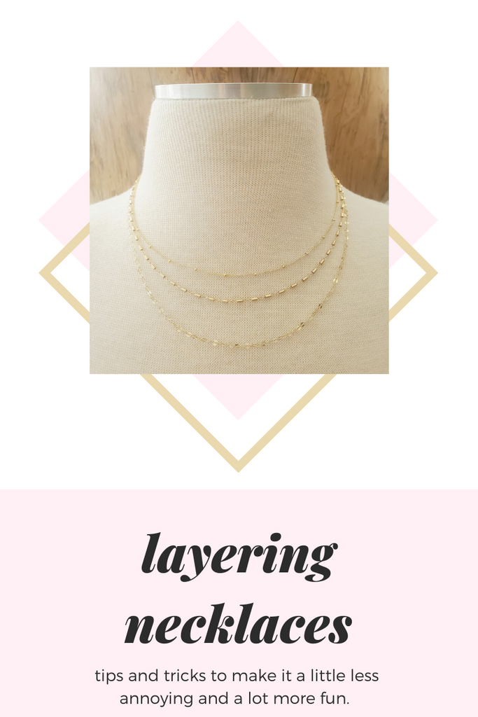 How to layer necklaces...and not lose your mind.