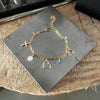 Faith, Love, and Luck charm bracelet