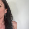 Blossom threader earrings