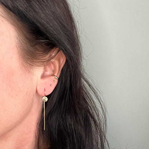 Pickleball Threader earrings