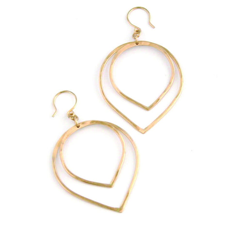 Double Lotus Drops - Jamison Rae Jewelry