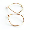 Small Wave hoop earrings - Jamison Rae Jewelry