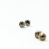Faceted Pyrite stud earrings