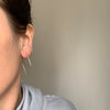 Diamond Threader Hoop earrings