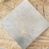 Triangle necklace