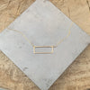 Small Rectangle necklace
