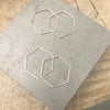 Medium Hexagon Hoops
