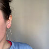 Diamond Threader Hoop earrings
