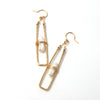 Caged Pearl Earrings