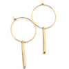 Quill Hoop earrings - Jamison Rae Jewelry