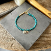 Custom Turquoise Initial Bracelet