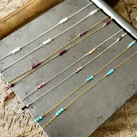 Barely There Gemstone necklace