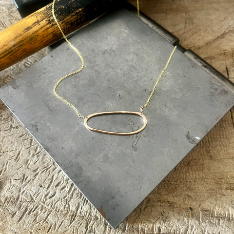 Free Form Oval necklace