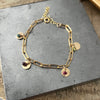 Customizable Birthstone Charm Bracelet