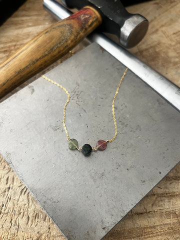 One Of A Kind Watermelon Tourmaline necklace