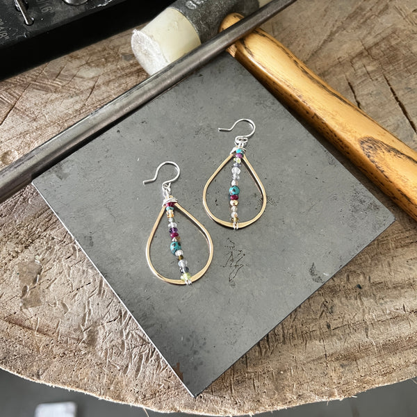 Fireside earrings