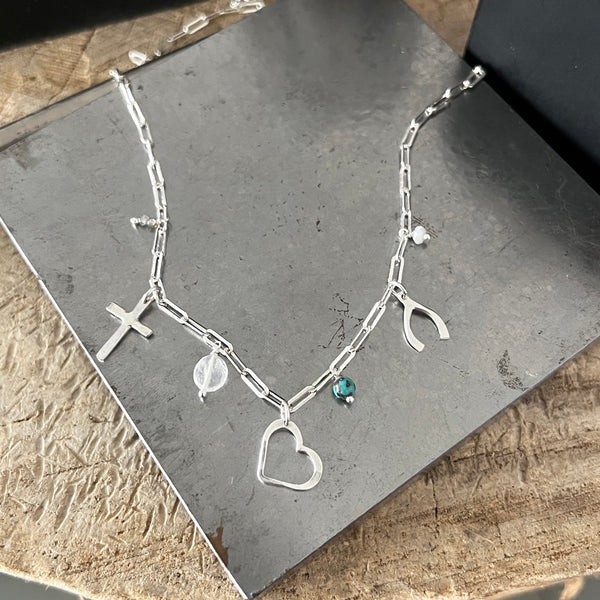 Faith, Love, and Luck necklace