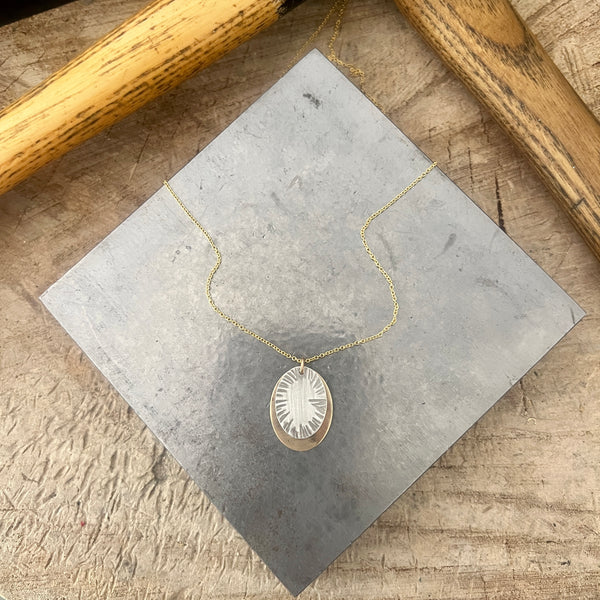Double Oval necklace