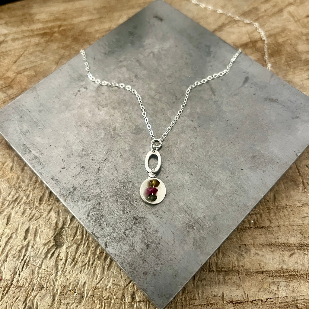 Tourmaline Time necklace