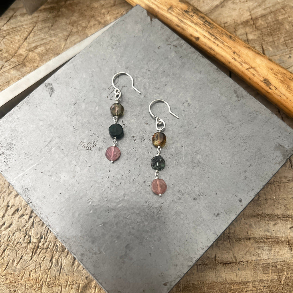 One of A Kind Tourmaline earrings
