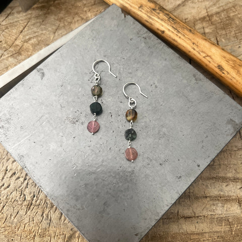 One of A Kind Tourmaline earrings