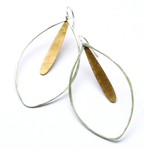 Honey Feather earrings - Jamison Rae Jewelry