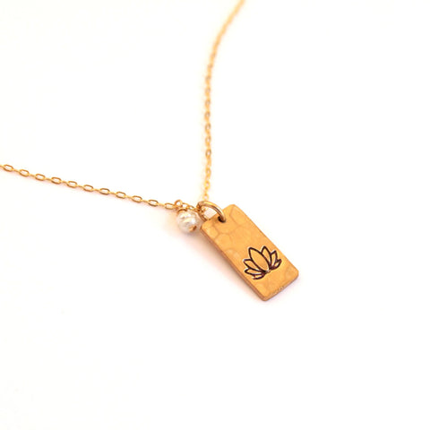 Lotus Love necklace - Jamison Rae Jewelry