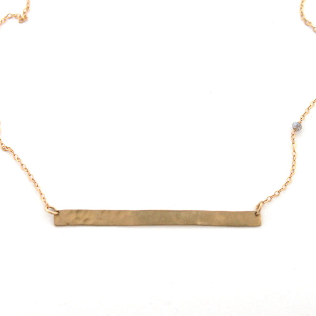 Straight and Narrow necklace - Jamison Rae Jewelry