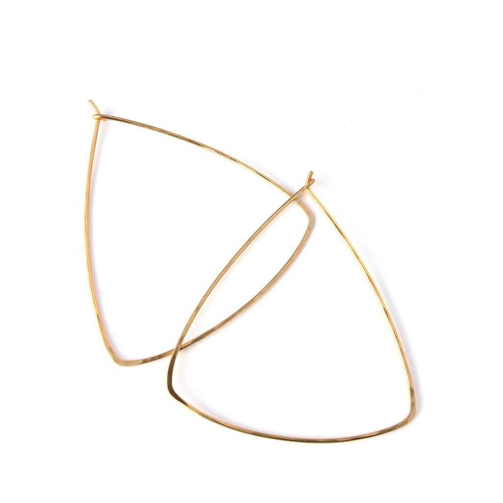Big Ol' Triangle hoops - Jamison Rae Jewelry