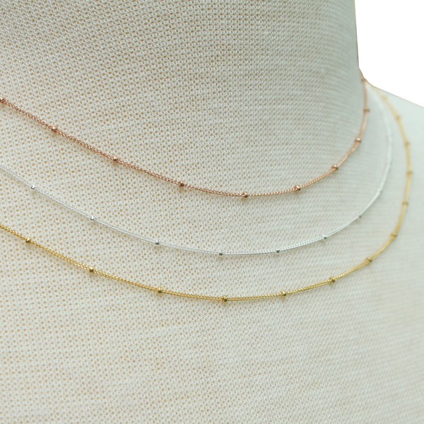 Satellite Layering Chain necklace - Jamison Rae Jewelry