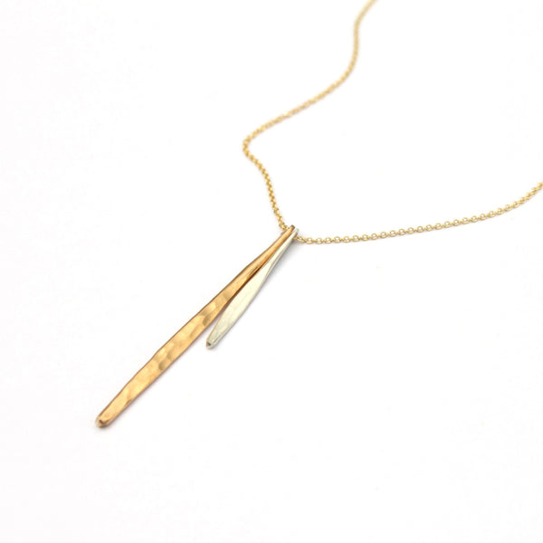 Double Quill Necklace - Jamison Rae Jewelry