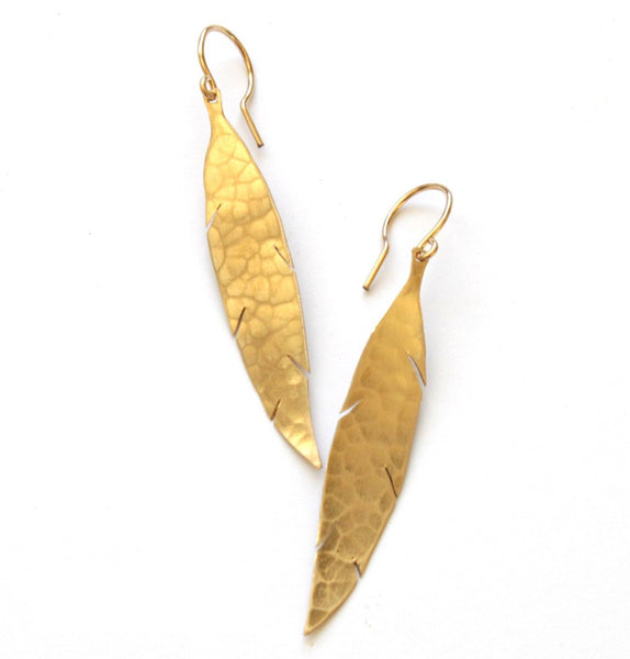 Feather earrings - Jamison Rae Jewelry