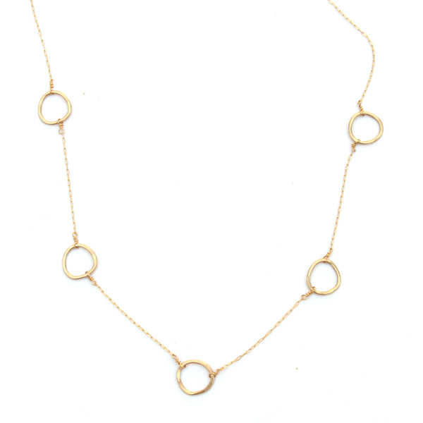 Floating Free Form necklace - Jamison Rae Jewelry