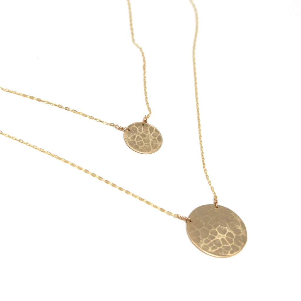 Layered Discs necklace