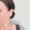 Periwinkle Pretties Lobe Hugger hoops