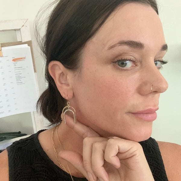 Double Arch earrings – Jamison Rae Jewelry