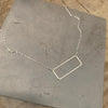 Small Rectangle necklace