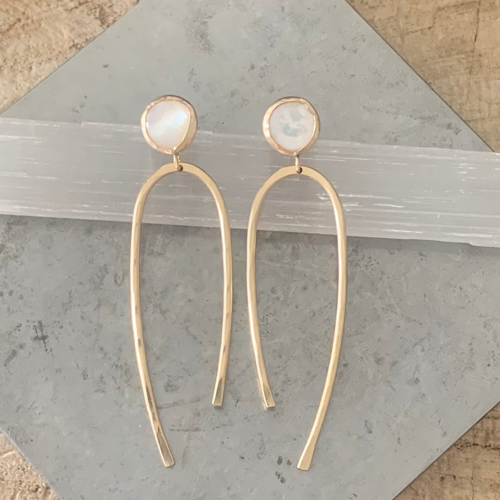 Pearly Wishes post earrings