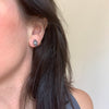 Gemstone Marquise Post earrings (color options available)