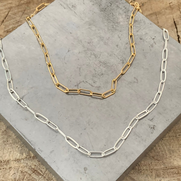 Paper Clip Chain necklace