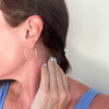 Medium Hexagon Hoops