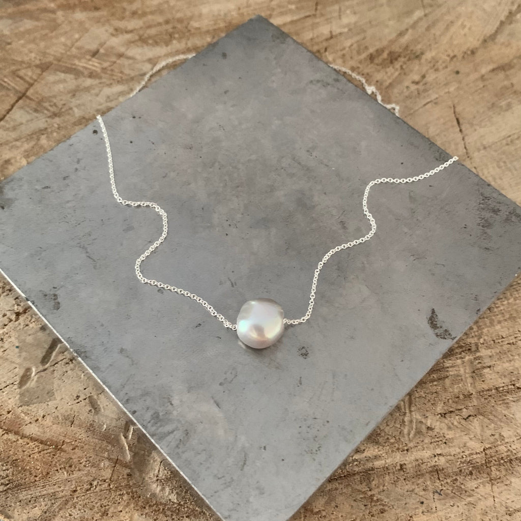 Steel Pearl necklace