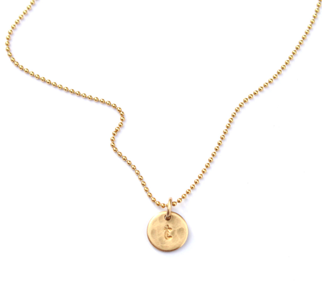 Small Initial necklace - Jamison Rae Jewelry
