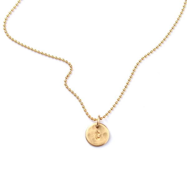 Small Initial necklace - Jamison Rae Jewelry