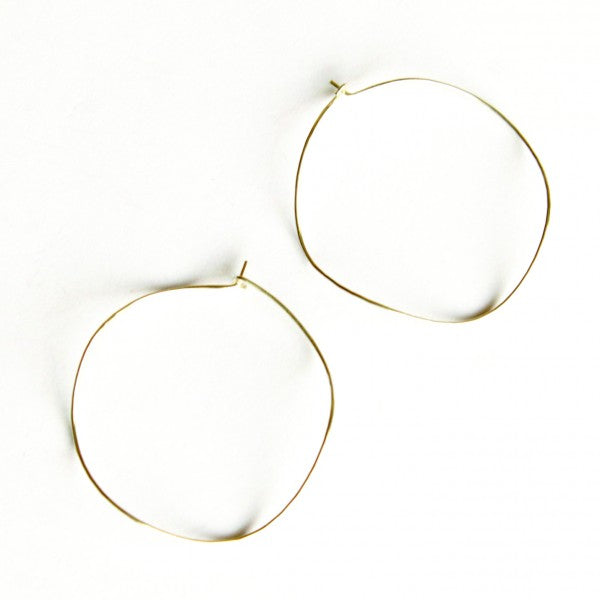 Large Wave hoop earrings - Jamison Rae Jewelry