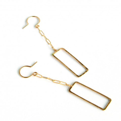Rectangle Dangles - Jamison Rae Jewelry