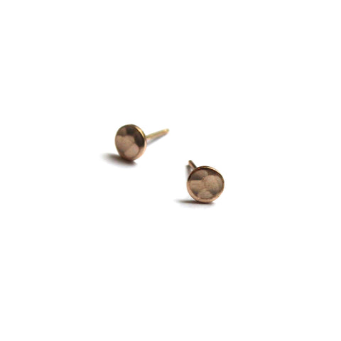 Small Disc stud earrings