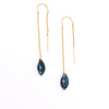 Kyanite Threader earrings