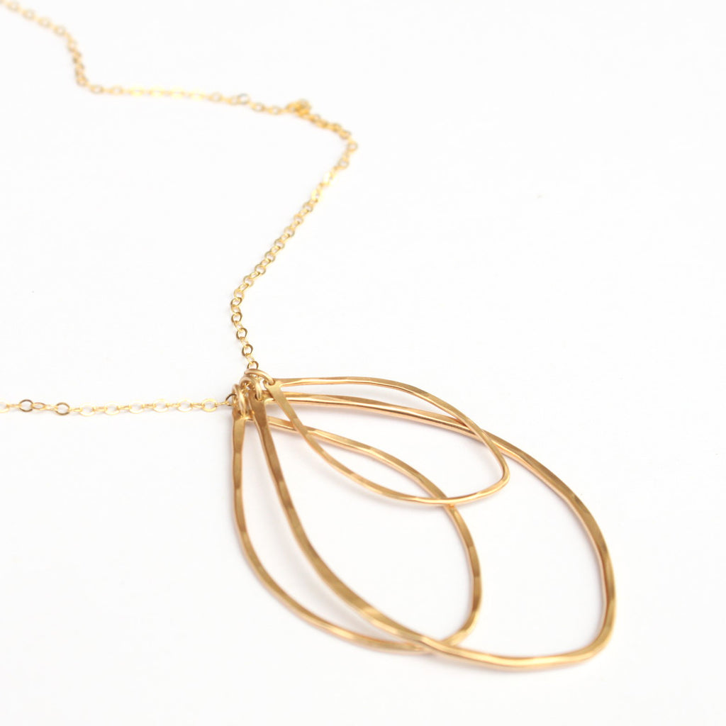 Three Leaves necklace - Jamison Rae Jewelry