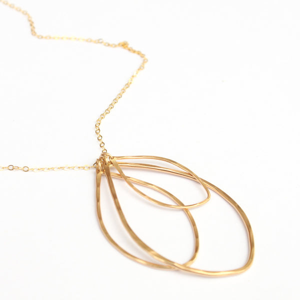 Three Leaves necklace - Jamison Rae Jewelry